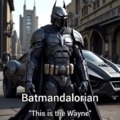Batman + mandaloriano