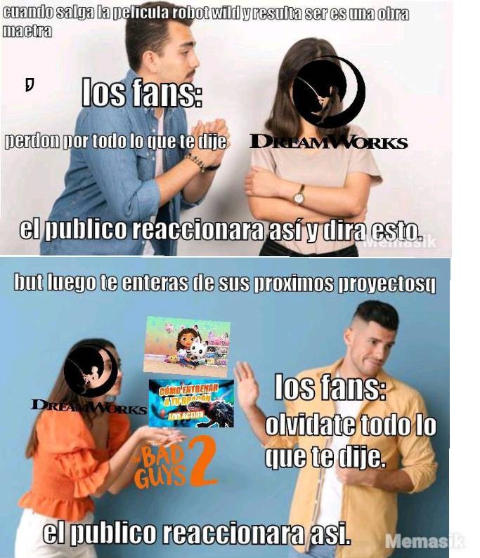 Es seguro que un 99% del público reaccionará así. - meme