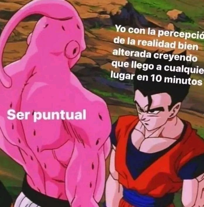 Ser puntual - meme