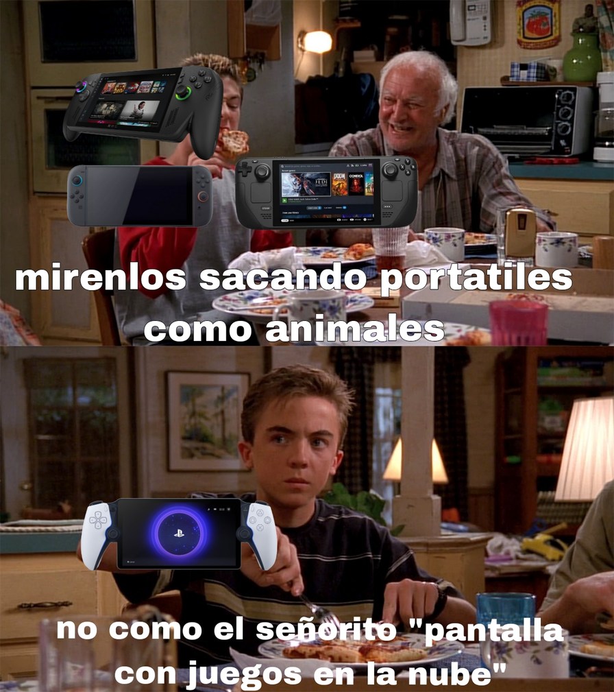 La play station portal ni siquiera es una consola - meme