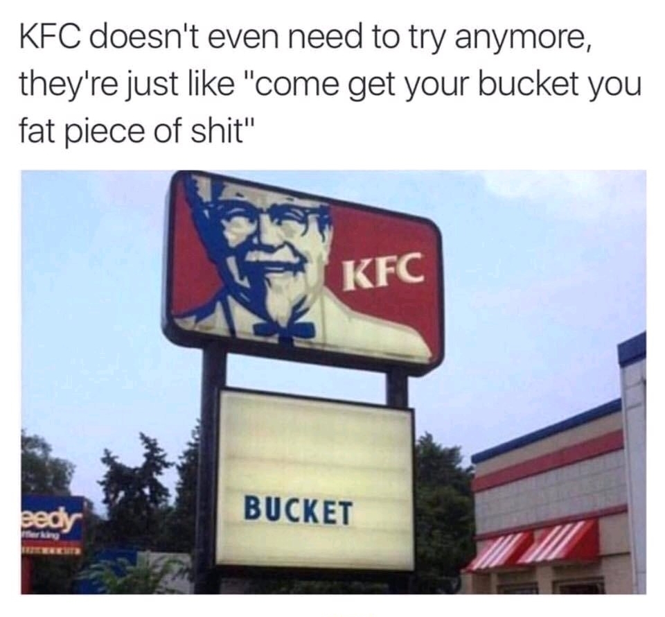 KFC sure knows how to strike a chord with their customers - meme