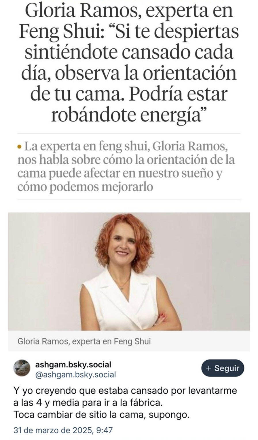 resulta que no era la fábrica, era el feng shui - meme