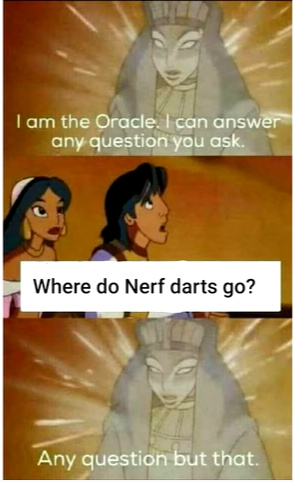 Nerf darts - meme