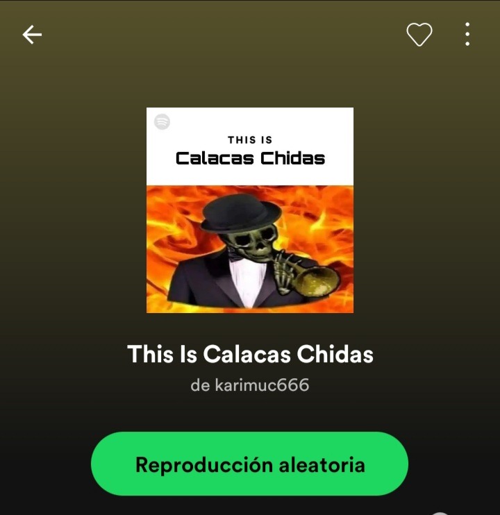 Calacas Chida's Playlist - meme