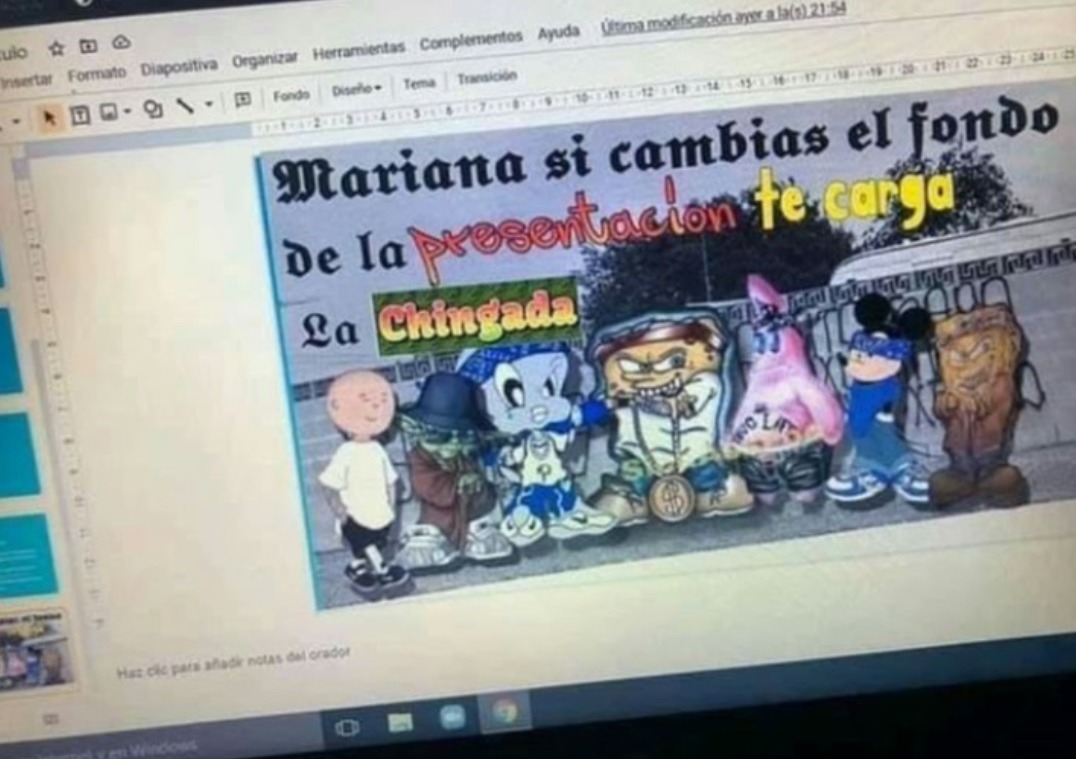 no le muevas pinche Mariana - meme