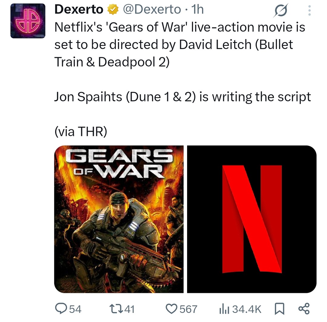 Netflix really making Gears of War a thing now - meme