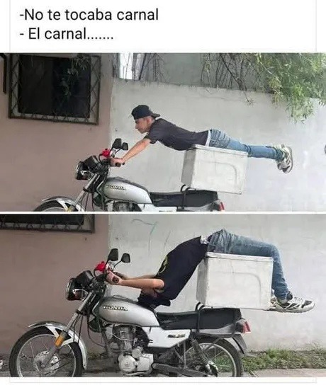 No te tocaba carnal... pero el carnal insistió - meme