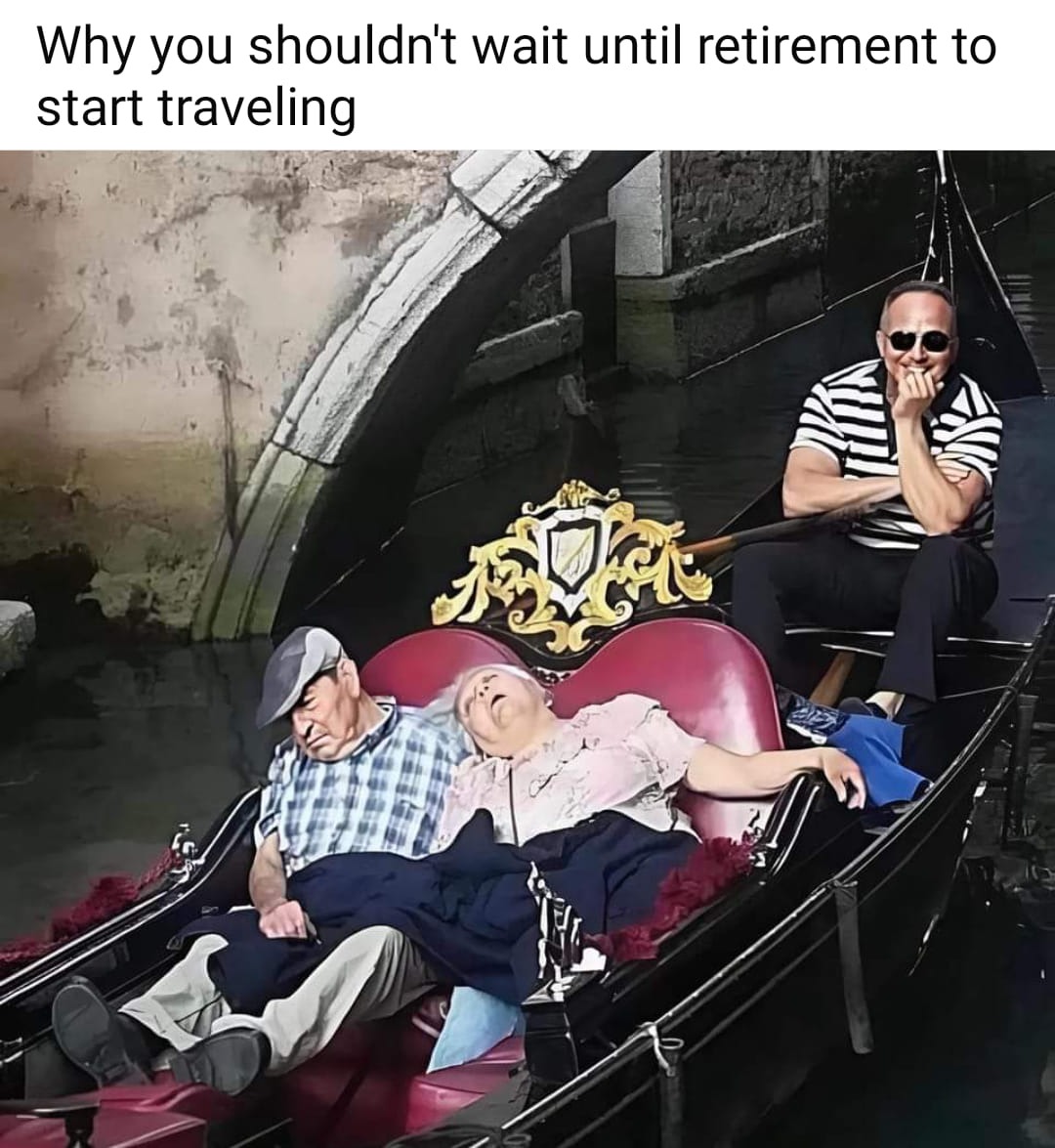 retire now - meme