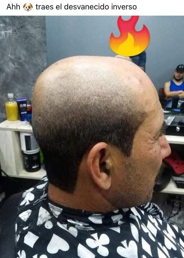ese corte trae el desvanecido inverso bro - meme