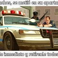 Lógica de los policías en GTA be like