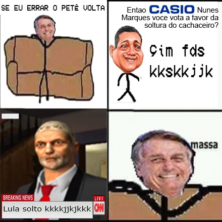 A culpa é do Anão Capitalista e do BumbumLivre - meme