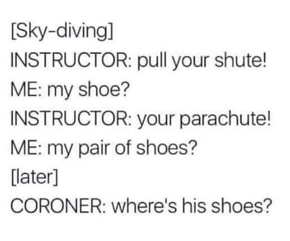 Shoeless wonder - meme