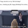 Happy birthday, first drink
