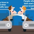 As long as you're breaking traffic laws it's okay