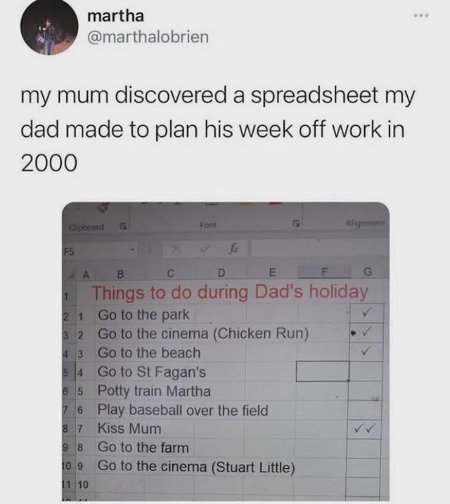 Wholesome dad meme