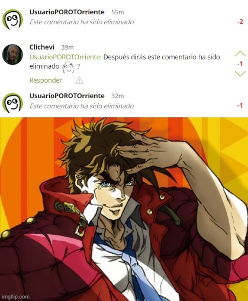 Le hizo como el Joseph :OOOOOOOOO (aceptenlo para que lo caguen a negativos al menos) :yaoming: - meme