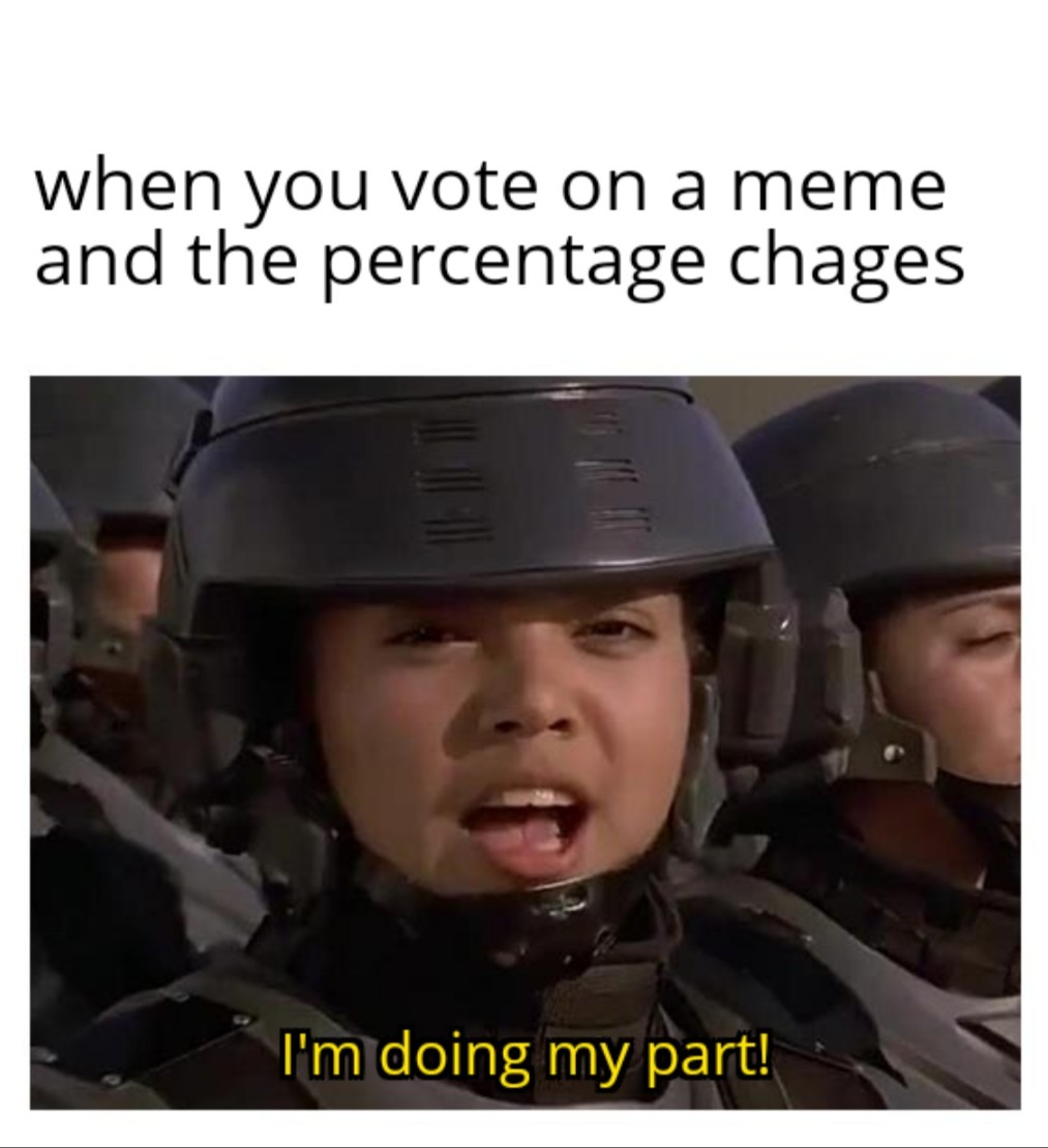 I love democracy - meme