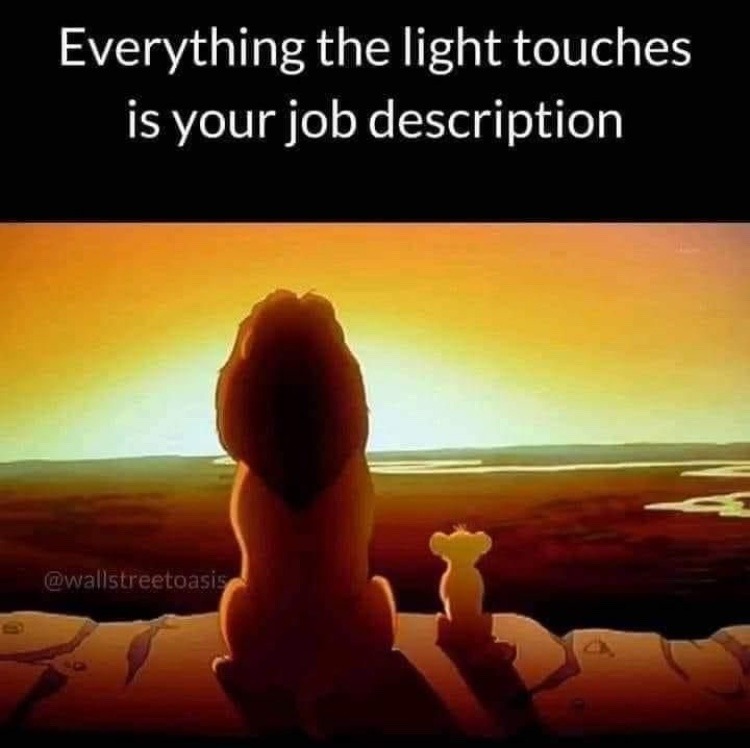 when you work at a startup - meme
