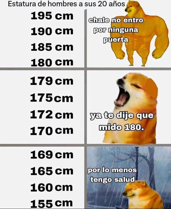 un rezo por los hombres bajitos - meme