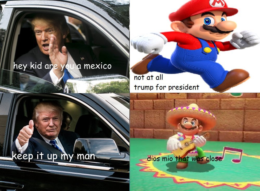 Trump is my hero - meme