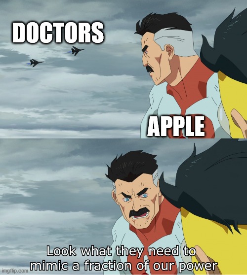 Apple a day - meme