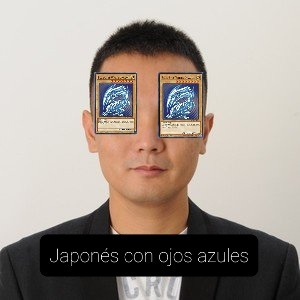 Japonés con ojos azules - meme