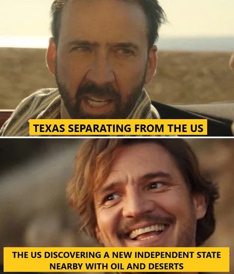 texas border and the us meme