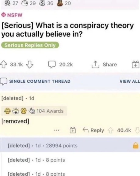 Conspiracy theories - meme