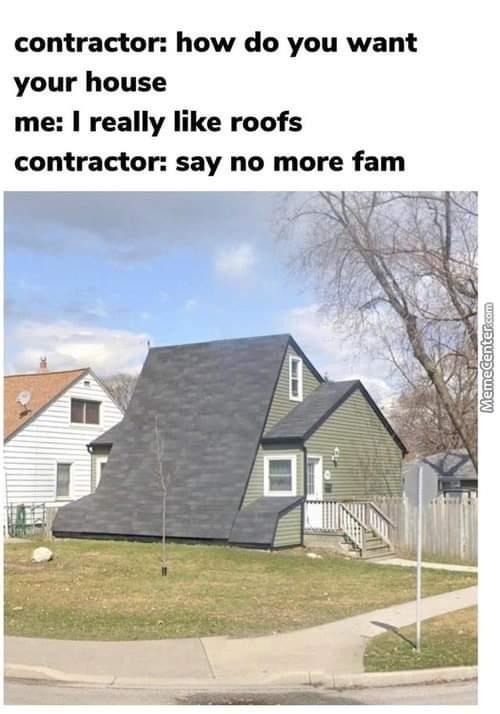 Roofs - meme