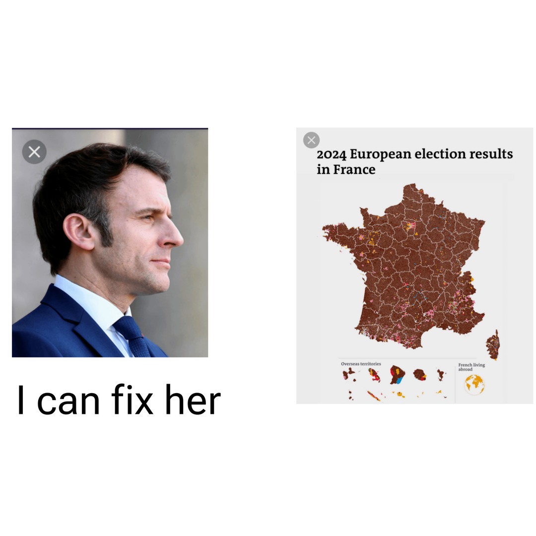 Macron French elections meme
