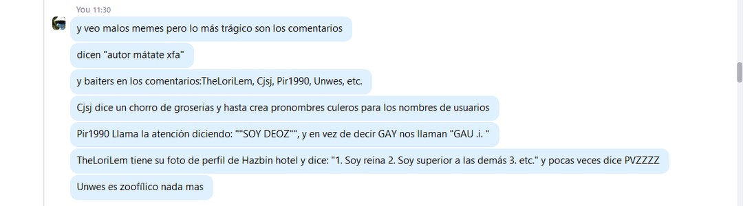 Solamente conozco 4 baiters en memedroid