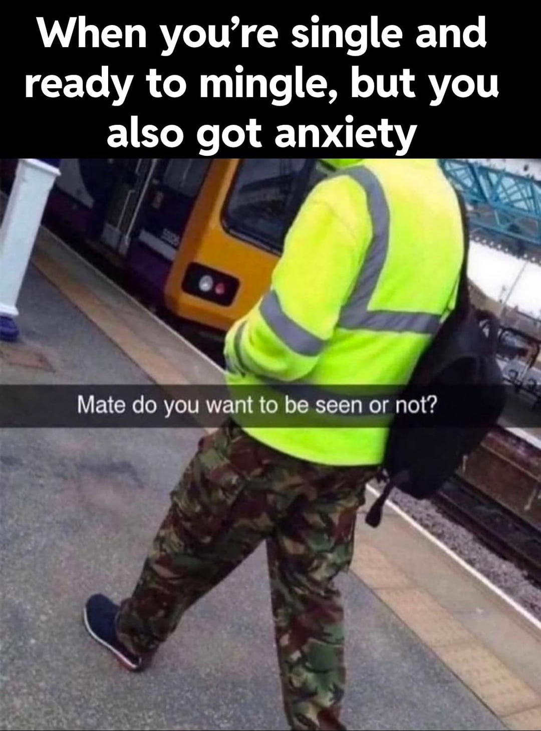 Single and ready to mingle - meme