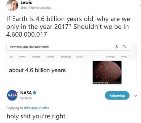 I mean if NASA agrees... - meme