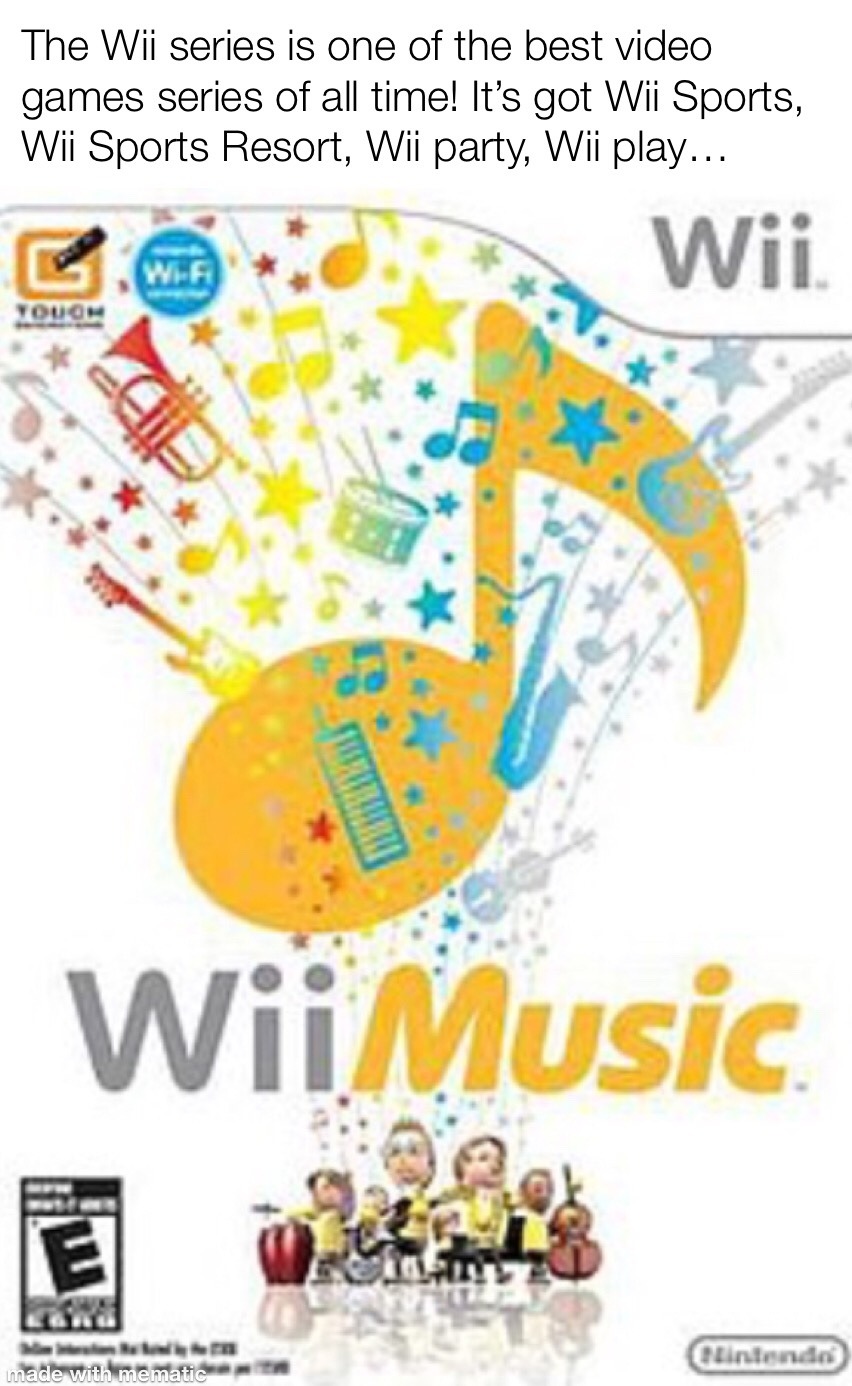 One of the worst wii games of all time - meme
