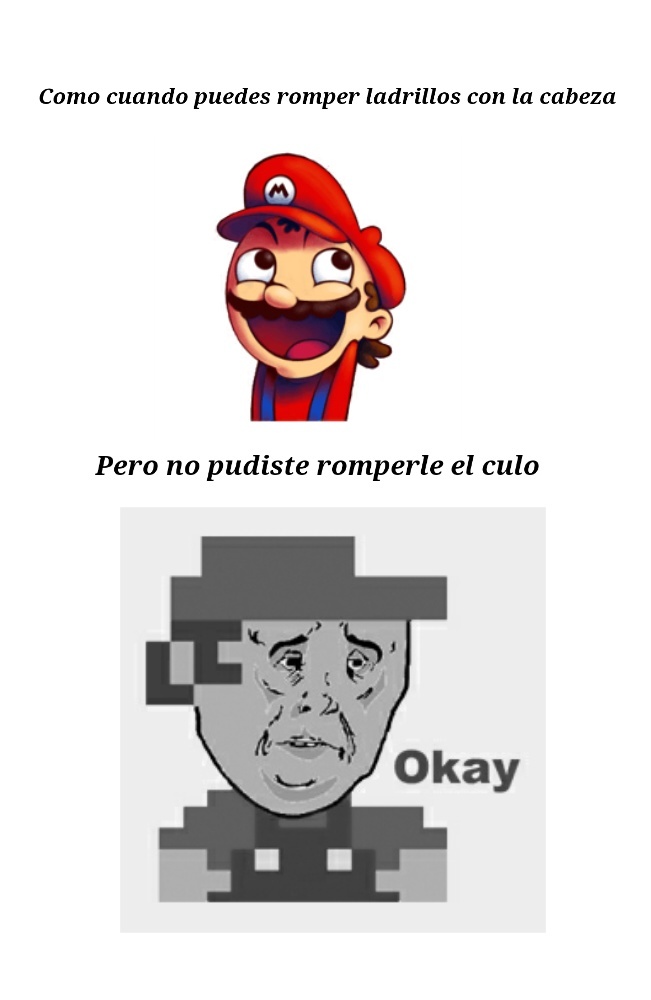 Pobre Mario - meme