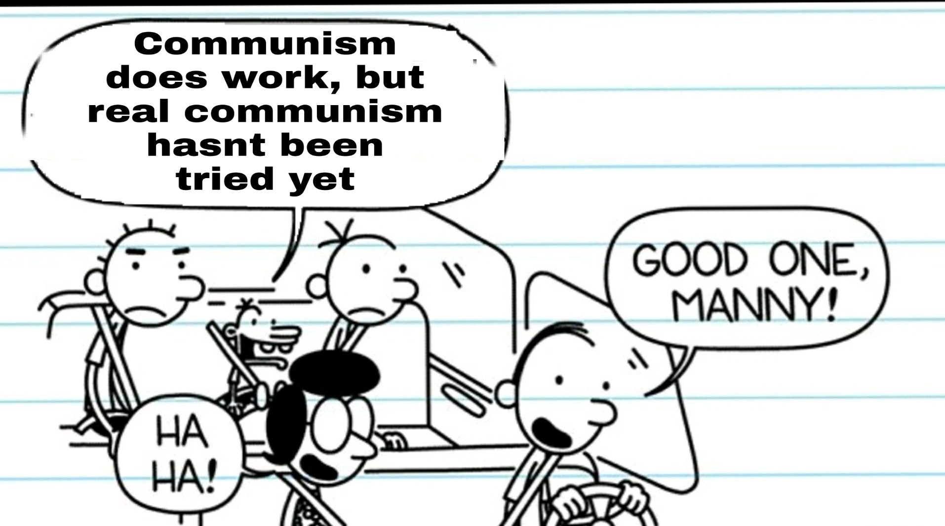 Silly commies - meme