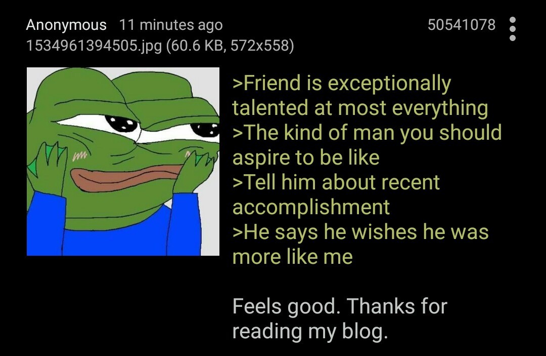 Hey look, it's a wholesome greentext - meme
