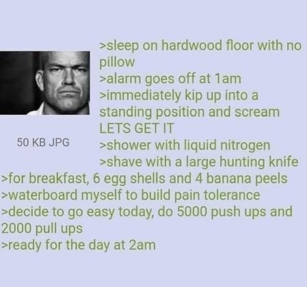 Try adding gasoline to your coffee as well - meme
