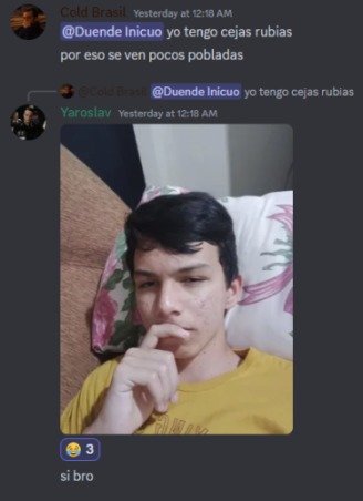 captura vieja de un server de discord, la mejor cosa que vi en siglos - meme