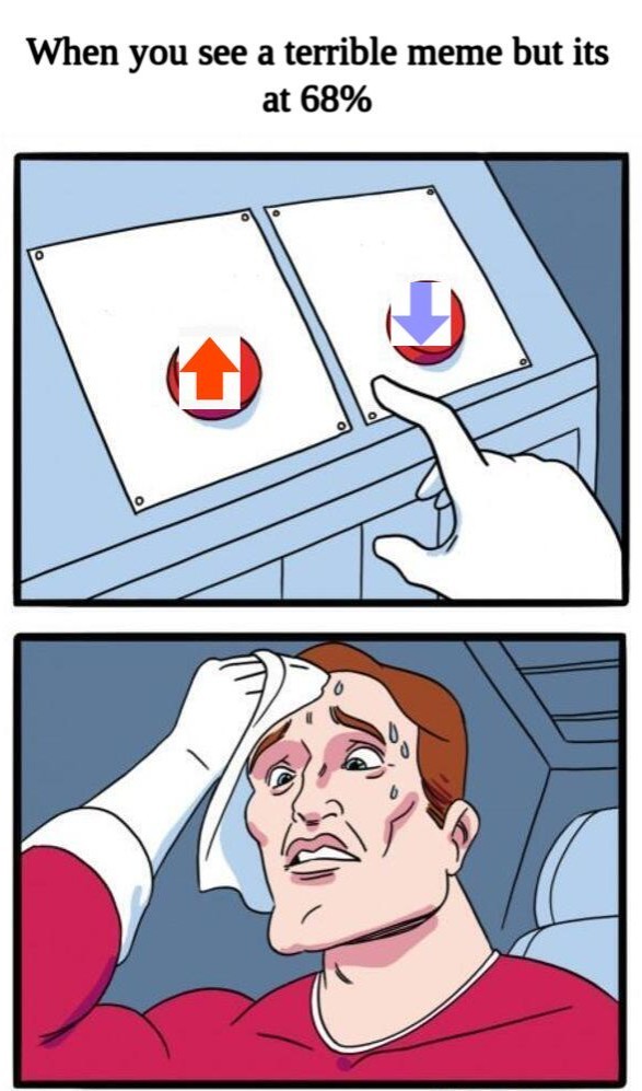 Difficult choices. (first meme)