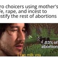 Abortionists be like