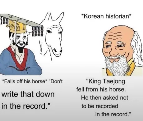 Korean history meme