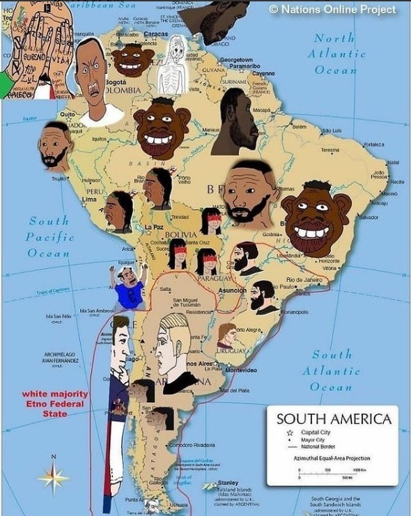 Sud América - meme