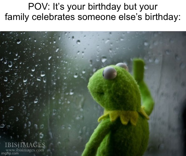 Birthday pain - meme