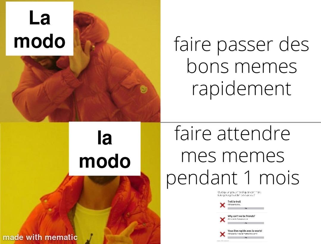 Ne vous sentez pas visez si ce même passé car il aura passé la modo pourquoi je fais un tire aussi long ? Je ne sais pas. Écrivez banane - meme