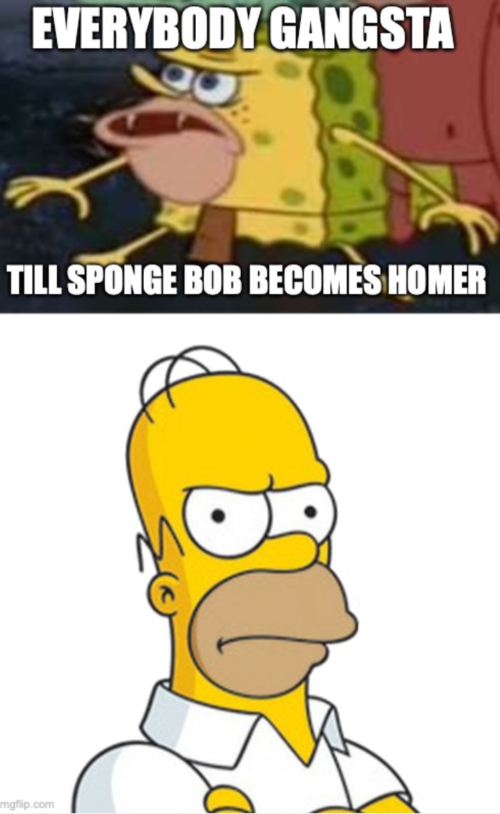 Homer SquarePants - meme