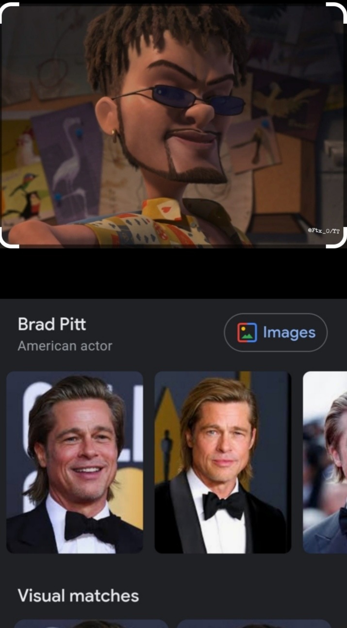 Es de tintes tirando a Bad Bunny, pero prefiero que sea Brad Pitt. - meme