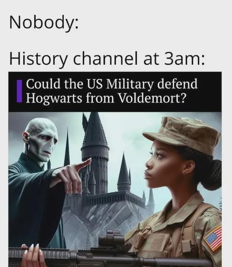 History channel at 3 am - meme