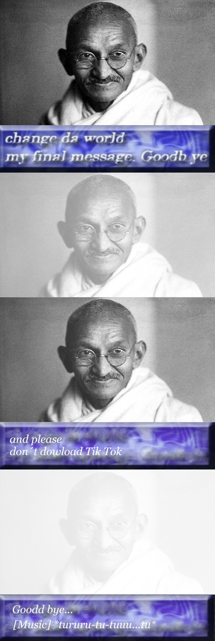 Todo un capo el Gandhi - meme