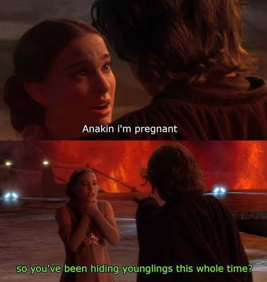 Anakin be like - meme